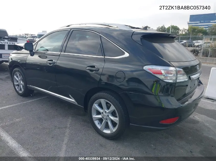 2T2ZK1BA8BC057340 2011 Lexus Rx 350