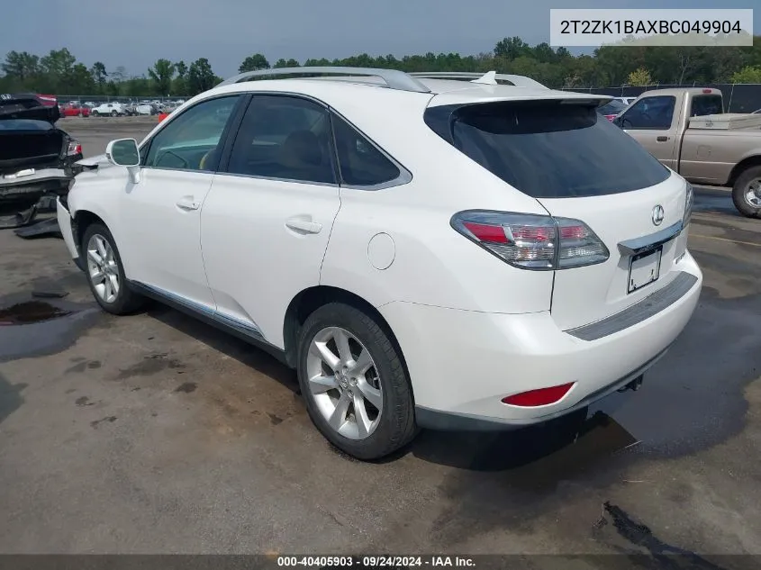 2T2ZK1BAXBC049904 2011 Lexus Rx 350