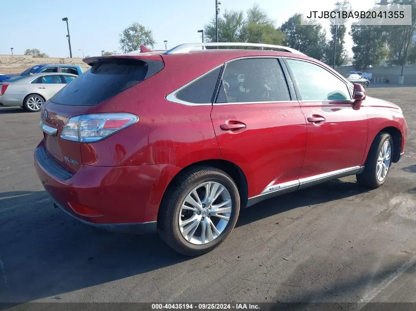 JTJBC1BA9B2041355 2011 Lexus Rx 450H