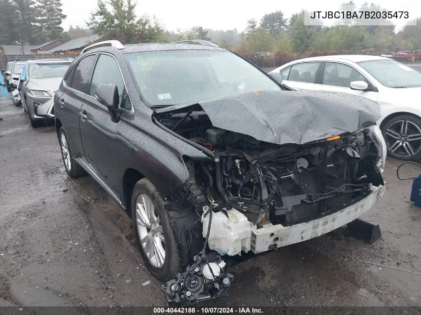 2011 Lexus Rx 450H VIN: JTJBC1BA7B2035473 Lot: 40442188