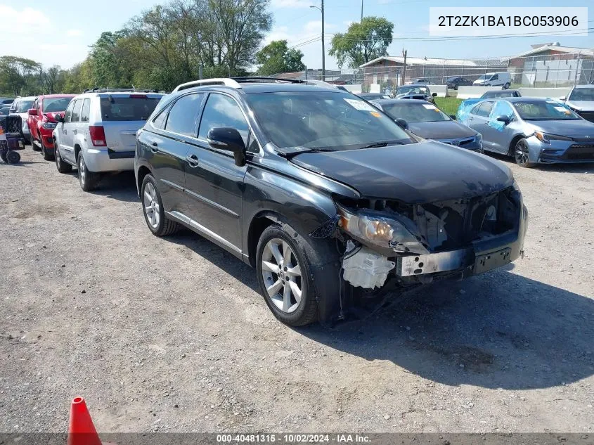 2011 Lexus Rx 350 VIN: 2T2ZK1BA1BC053906 Lot: 40481315