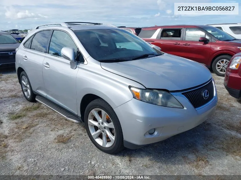 2011 Lexus Rx 350 VIN: 2T2ZK1BA9BC056827 Lot: 40489980