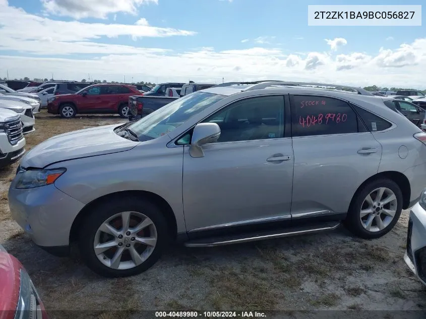 2011 Lexus Rx 350 VIN: 2T2ZK1BA9BC056827 Lot: 40489980