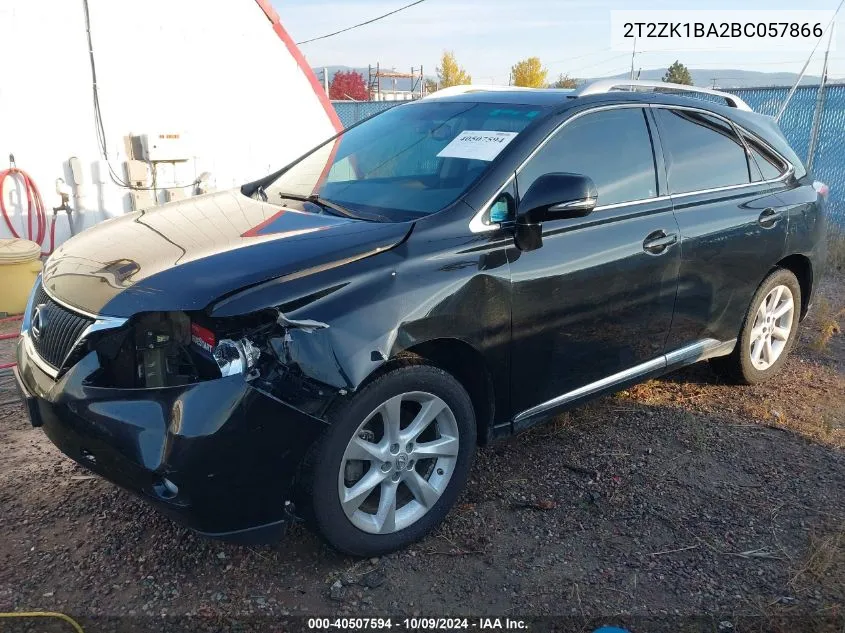 2011 Lexus Rx 350 VIN: 2T2ZK1BA2BC057866 Lot: 40507594