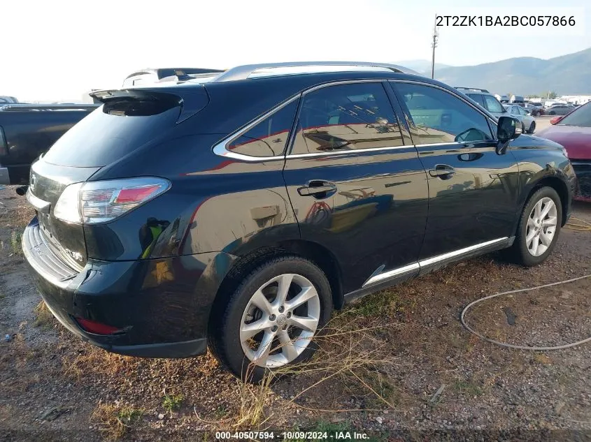 2011 Lexus Rx 350 VIN: 2T2ZK1BA2BC057866 Lot: 40507594