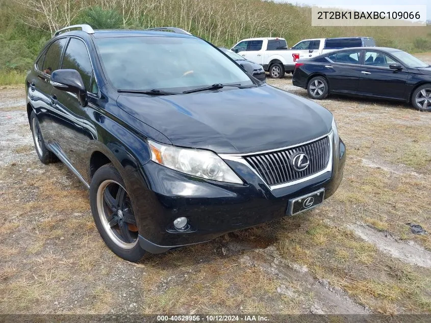 2011 Lexus Rx 350 VIN: 2T2BK1BAXBC109066 Lot: 40529956