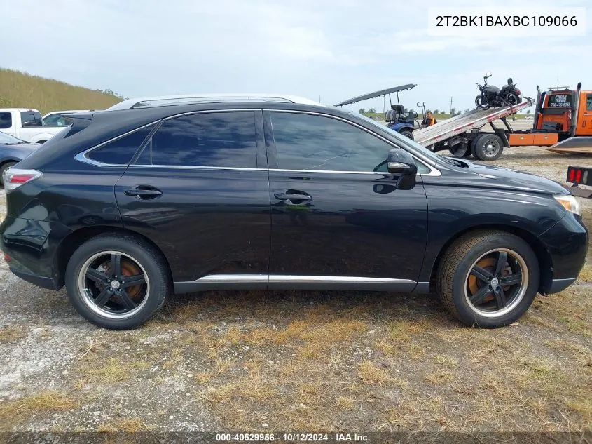 2011 Lexus Rx 350 VIN: 2T2BK1BAXBC109066 Lot: 40529956