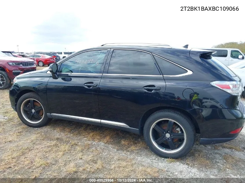 2011 Lexus Rx 350 VIN: 2T2BK1BAXBC109066 Lot: 40529956