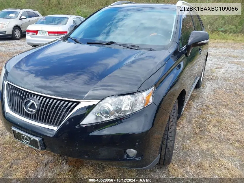 2011 Lexus Rx 350 VIN: 2T2BK1BAXBC109066 Lot: 40529956