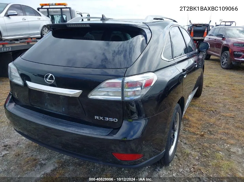 2011 Lexus Rx 350 VIN: 2T2BK1BAXBC109066 Lot: 40529956