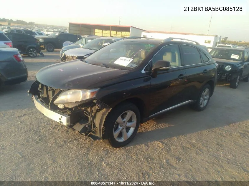 2011 Lexus Rx 350 VIN: 2T2BK1BA5BC085128 Lot: 40571147