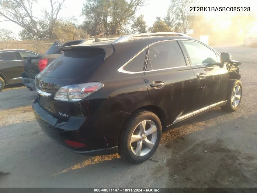 2011 Lexus Rx 350 VIN: 2T2BK1BA5BC085128 Lot: 40571147