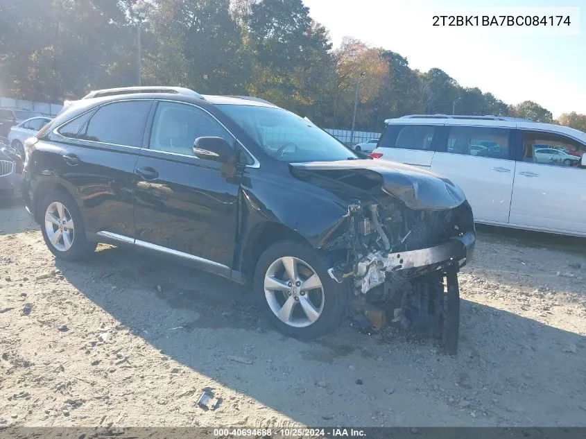 2011 Lexus Rx 350 VIN: 2T2BK1BA7BC084174 Lot: 40694688