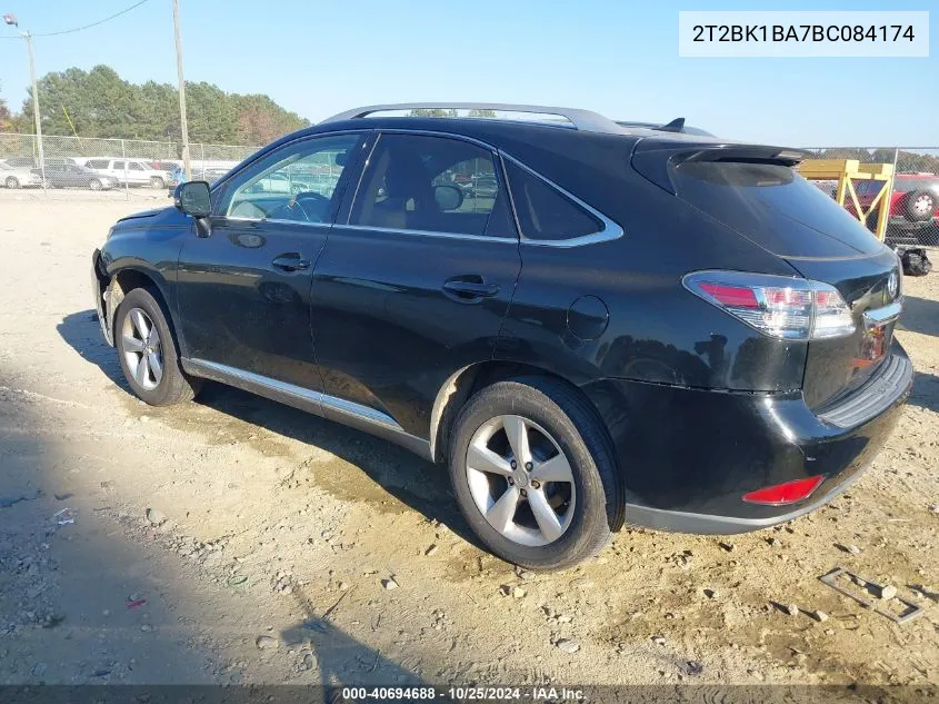 2011 Lexus Rx 350 VIN: 2T2BK1BA7BC084174 Lot: 40694688