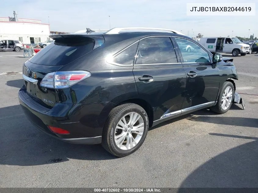 2011 Lexus Rx 450H VIN: JTJBC1BAXB2044619 Lot: 40732602