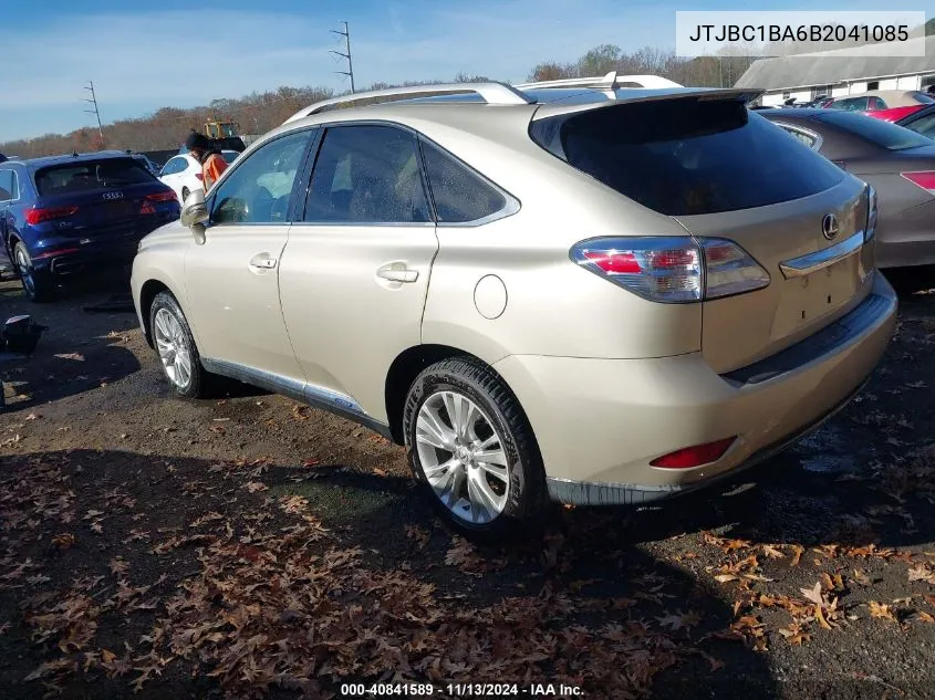 JTJBC1BA6B2041085 2011 Lexus Rx 450H