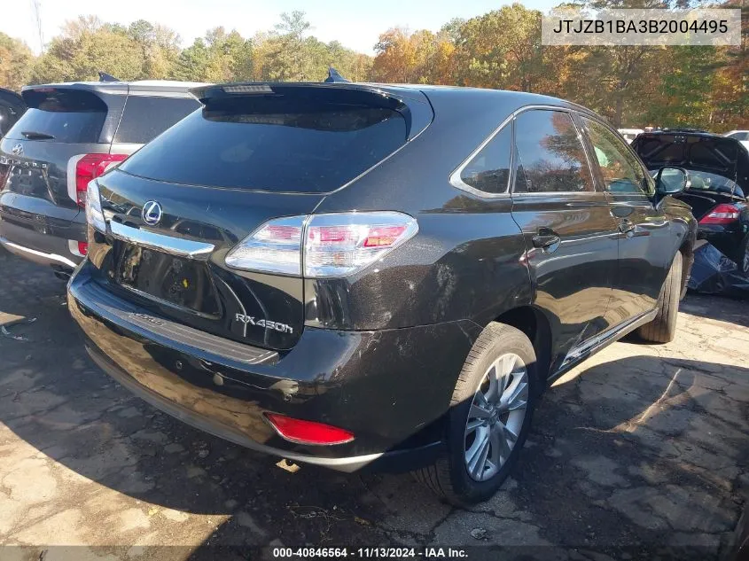 JTJZB1BA3B2004495 2011 Lexus Rx 450H