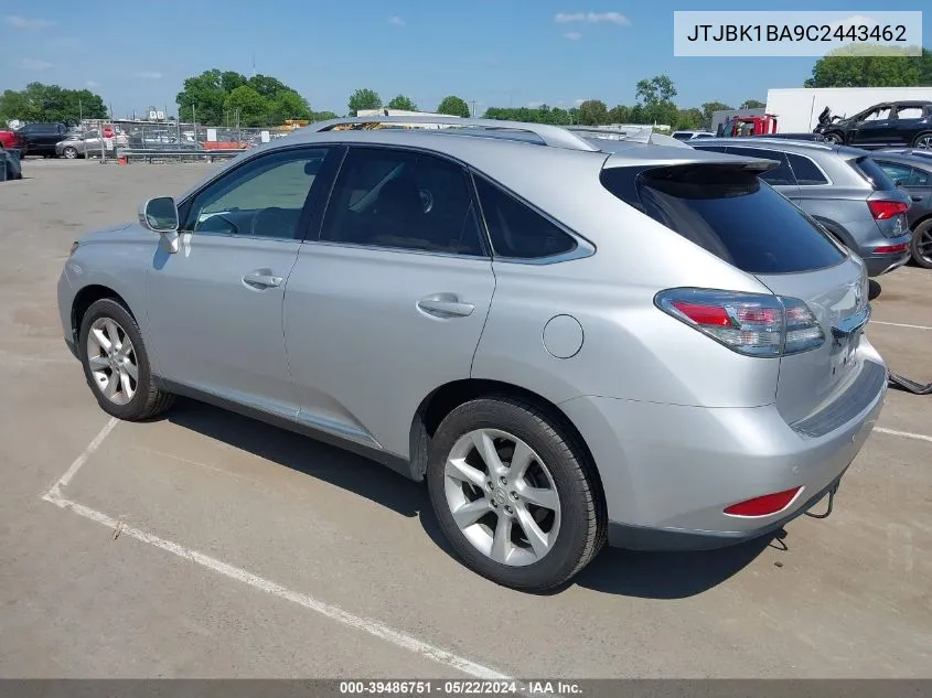 JTJBK1BA9C2443462 2012 Lexus Rx 350