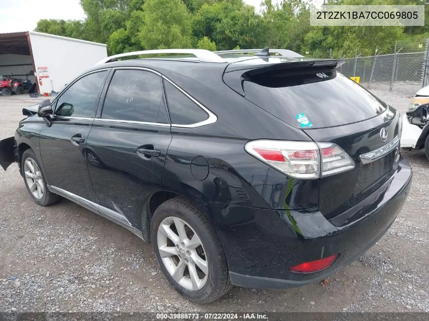 2T2ZK1BA7CC069805 2012 Lexus Rx 350