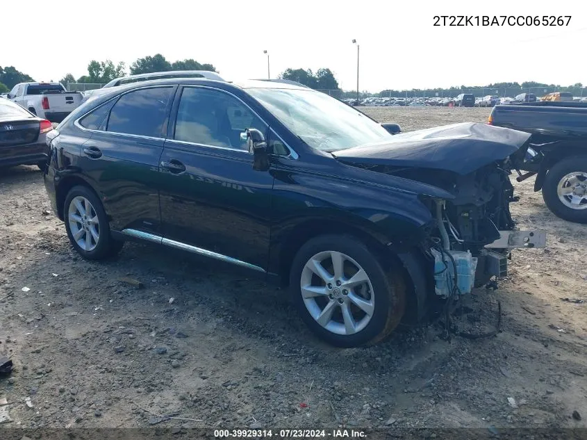 2T2ZK1BA7CC065267 2012 Lexus Rx 350