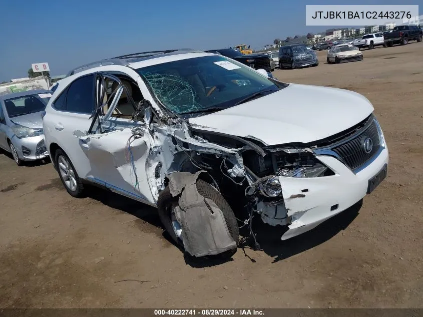 JTJBK1BA1C2443276 2012 Lexus Rx 350