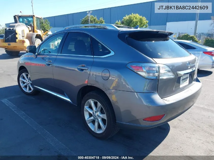 JTJBK1BA8C2442609 2012 Lexus Rx 350