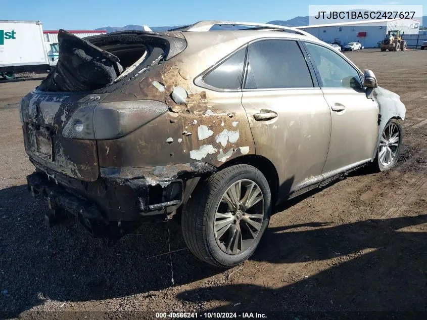 2012 Lexus Rx 450H VIN: JTJBC1BA5C2427627 Lot: 40566241