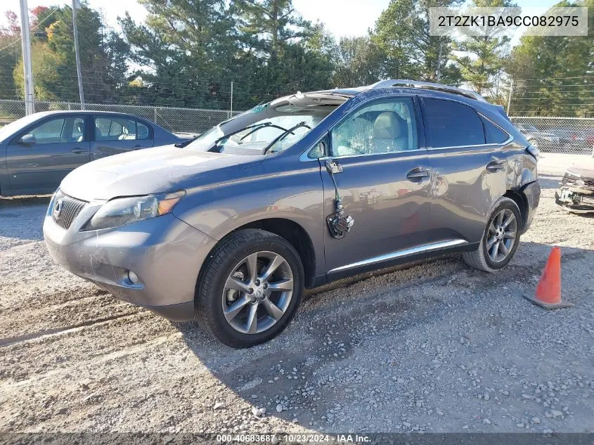 2012 Lexus Rx 350 VIN: 2T2ZK1BA9CC082975 Lot: 40683687