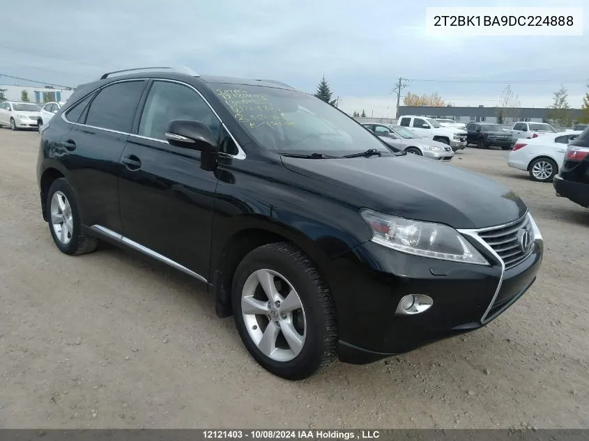 2013 Lexus Rx 350/Base/F Sport VIN: 2T2BK1BA9DC224888 Lot: 12121403