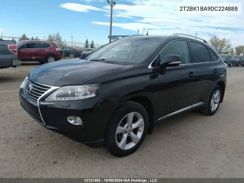 2013 Lexus Rx 350/Base/F Sport VIN: 2T2BK1BA9DC224888 Lot: 12121403