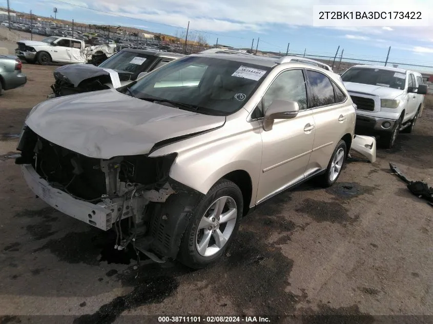 2T2BK1BA3DC173422 2013 Lexus Rx 350