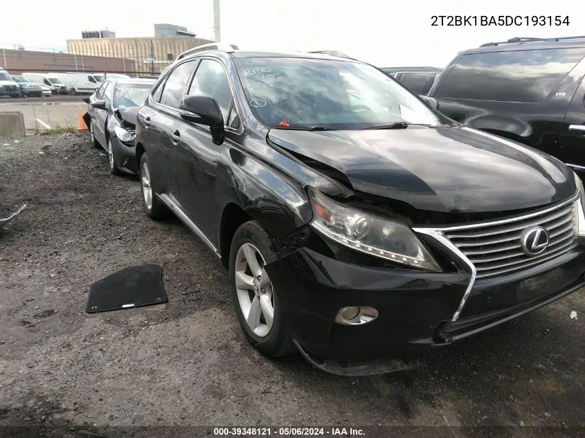 2013 Lexus Rx 350 VIN: 2T2BK1BA5DC193154 Lot: 39348121