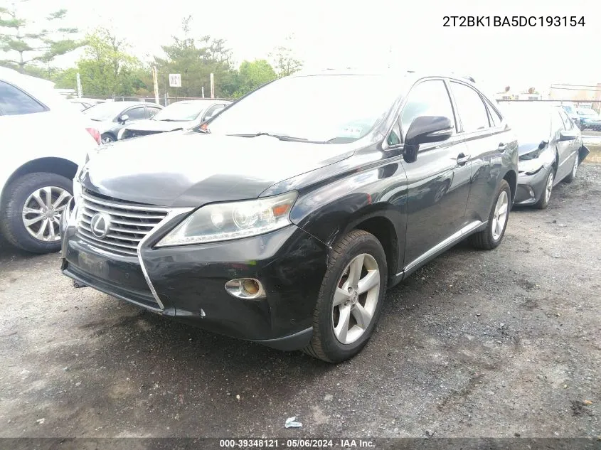 2013 Lexus Rx 350 VIN: 2T2BK1BA5DC193154 Lot: 39348121