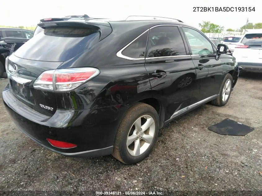 2T2BK1BA5DC193154 2013 Lexus Rx 350