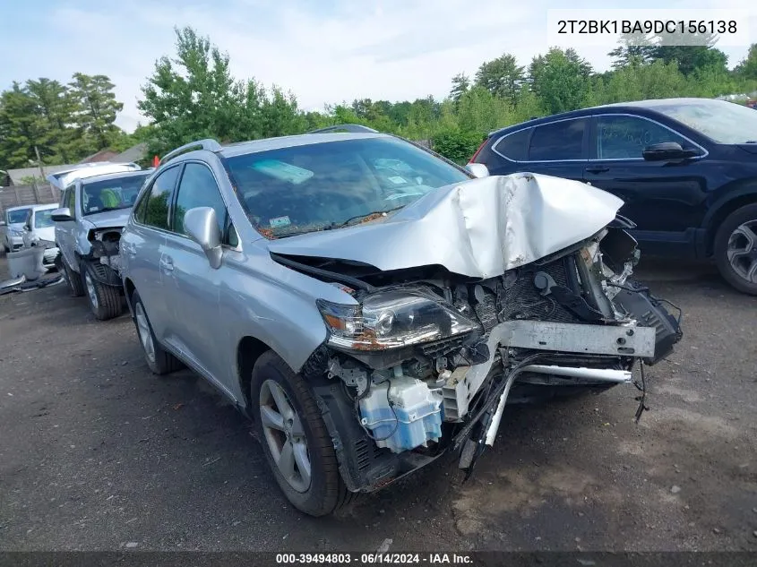 2013 Lexus Rx 350 VIN: 2T2BK1BA9DC156138 Lot: 39494803