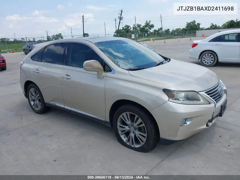 JTJZB1BAXD2411698 2013 Lexus Rx 450H