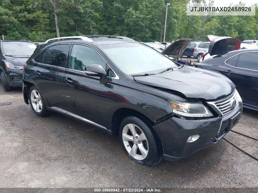 2013 Lexus Rx 350 VIN: JTJBK1BAXD2458926 Lot: 39888942