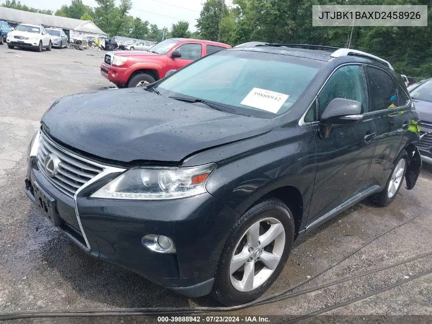 2013 Lexus Rx 350 VIN: JTJBK1BAXD2458926 Lot: 39888942