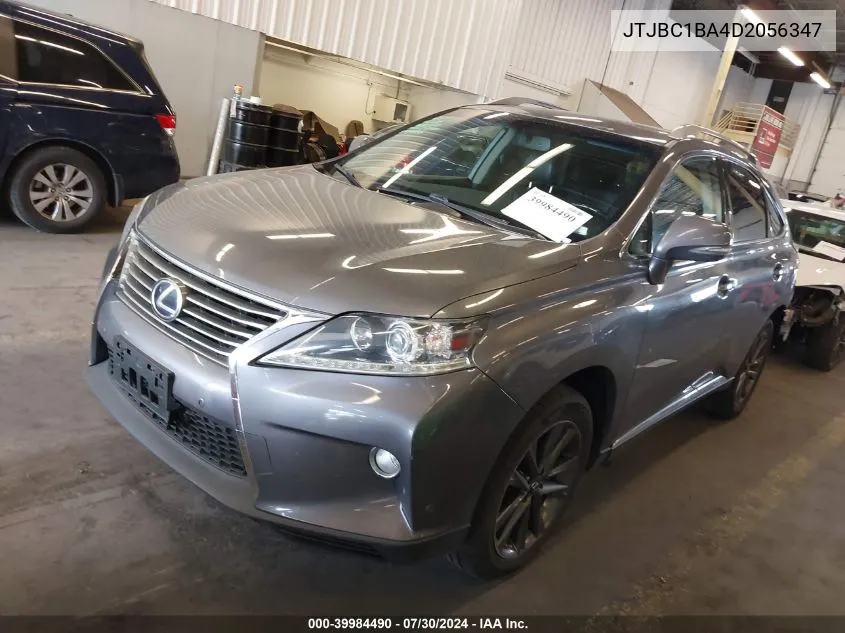 2013 Lexus Rx 450H VIN: JTJBC1BA4D2056347 Lot: 39984490