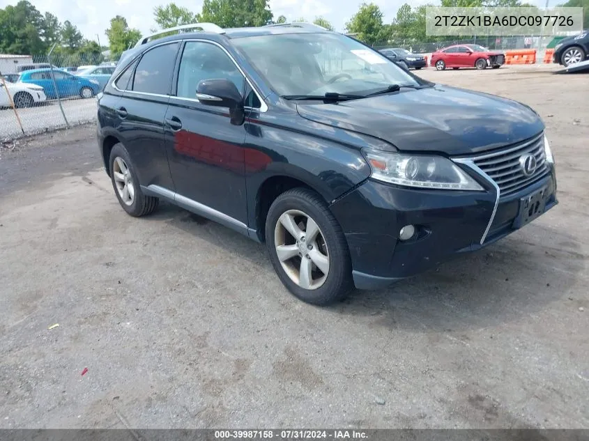 2T2ZK1BA6DC097726 2013 Lexus Rx 350