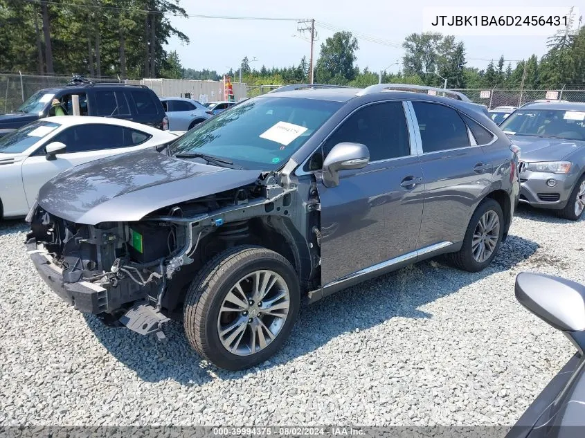 JTJBK1BA6D2456431 2013 Lexus Rx 350 F Sport