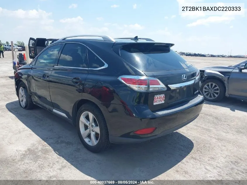 2T2BK1BAXDC220333 2013 Lexus Rx 350