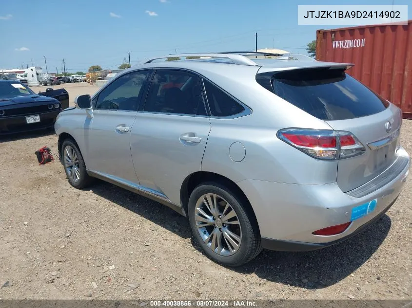 JTJZK1BA9D2414902 2013 Lexus Rx 350