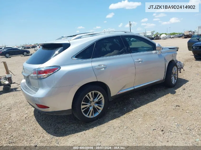 2013 Lexus Rx 350 VIN: JTJZK1BA9D2414902 Lot: 40038856