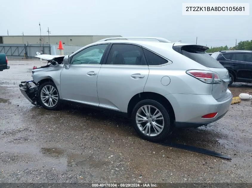 2013 Lexus Rx 350 VIN: 2T2ZK1BA8DC105681 Lot: 40170304