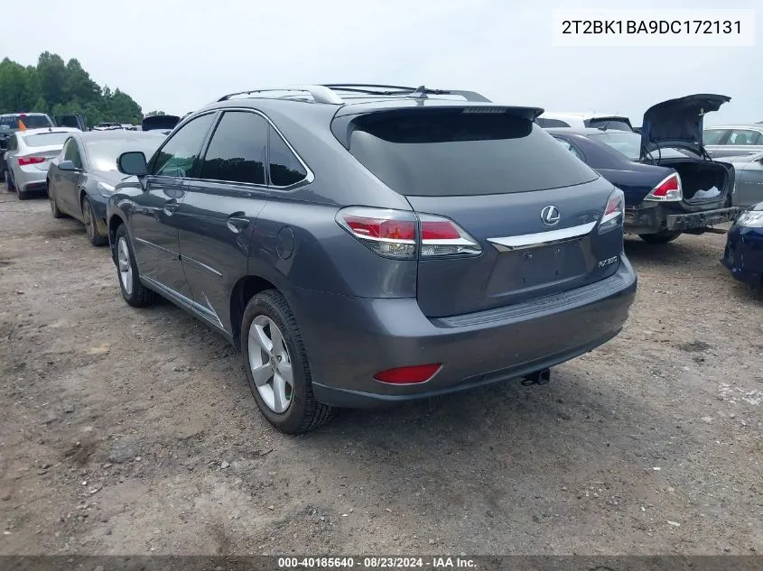 2013 Lexus Rx 350 VIN: 2T2BK1BA9DC172131 Lot: 40185640