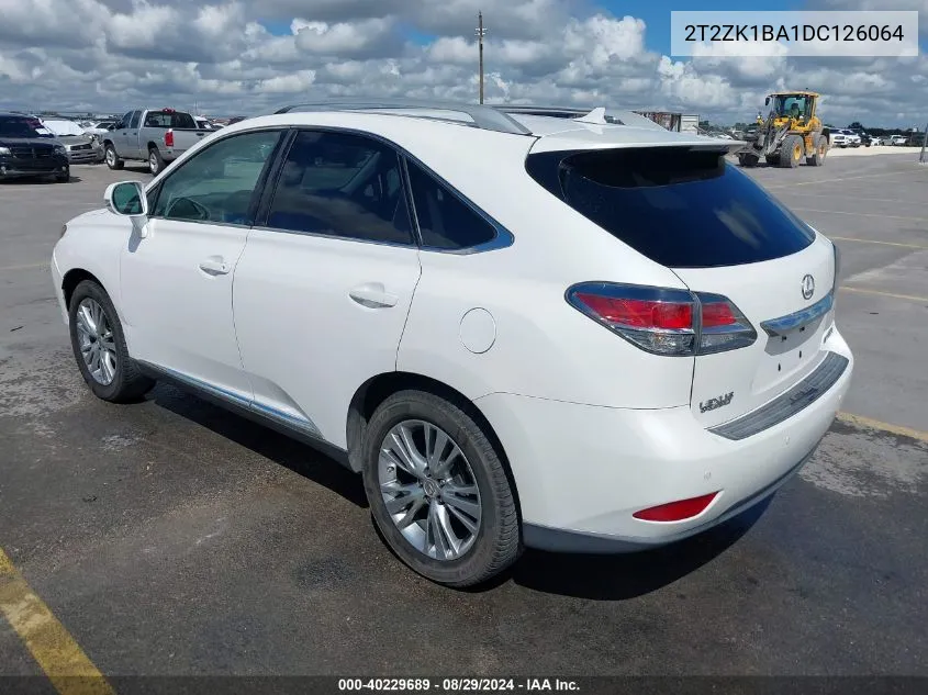 2T2ZK1BA1DC126064 2013 Lexus Rx 350