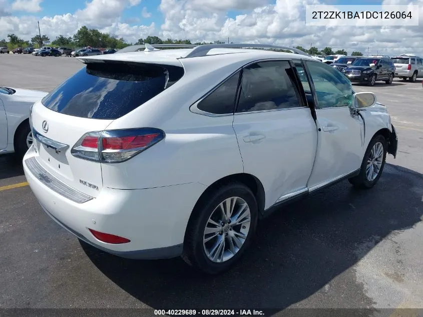 2013 Lexus Rx 350 VIN: 2T2ZK1BA1DC126064 Lot: 40229689