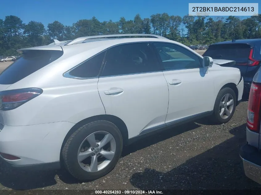 2013 Lexus Rx 350 VIN: 2T2BK1BA8DC214613 Lot: 40254283