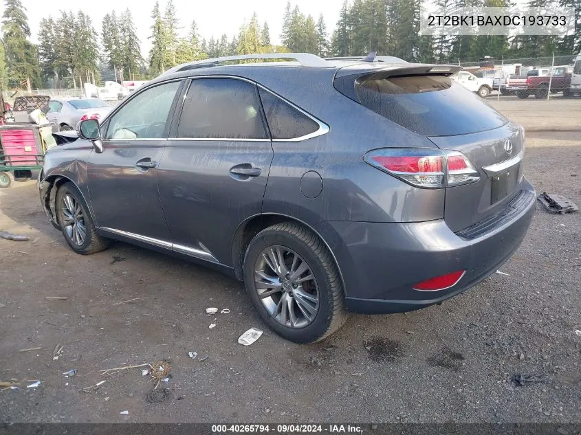 2T2BK1BAXDC193733 2013 Lexus Rx 350 350/Base/F Sport